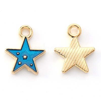 Alloy Enamel Charms X-ENAM-S121-028A-1
