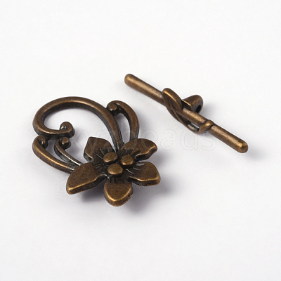 Tibetan Style Toggle Clasps LS-MLF0677Y-NF-1