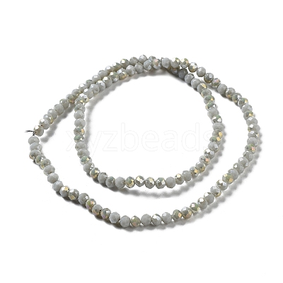 Electroplate Opaque Glass Beads Strands EGLA-A034-P4mm-H01-1