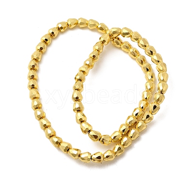 Electroplate Glass Beads Strands EGLA-F166-08G-1