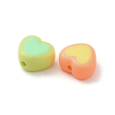 Opaque Acrylic Beads X-SACR-P033-01-1