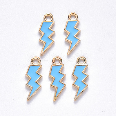 Alloy Enamel Pendants X-ENAM-N054-025E-1