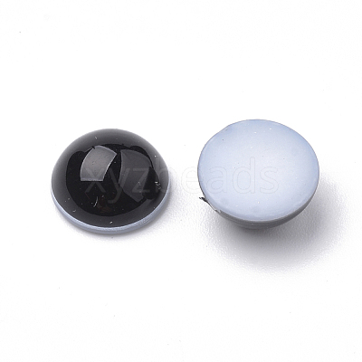 Eco-Friendly Plastic Imitation Pearl Cabochons MACR-T012-6mm-01-1