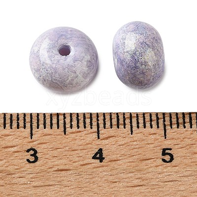Baking Paint Opaque Glass Beads GL-CBAF5F7-01F-1