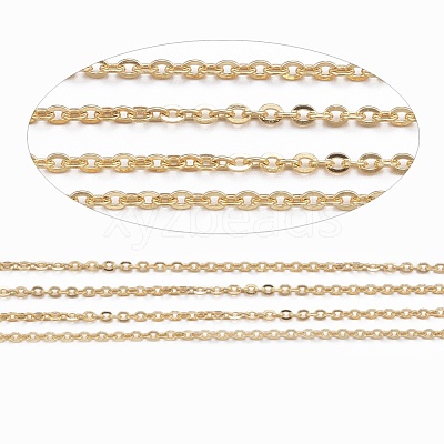 3.28 Feet Ion Plating(IP) 304 Stainless Steel Cable Chains X-CHS-E004-01G-1