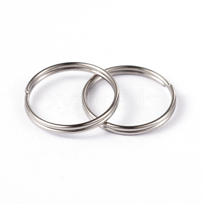 Tarnish Resistant 304 Stainless Steel Split Rings STAS-L176-18-1