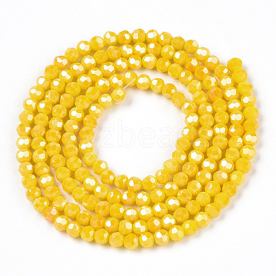 Opaque Glass Beads Strands EGLA-A035-P3mm-A04-1