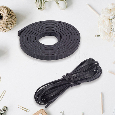 5Pcs Microfiber PU Leather Cords WL-CL0001-13A-01-1