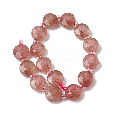 Natural Strawberry Quartz Beads Strands G-D105-A11-1
