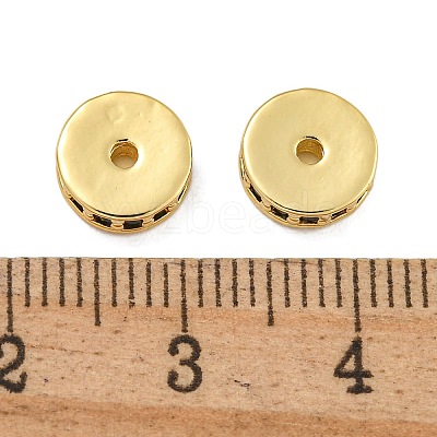 Rack Plating Brass Micro Pave Cubic Zirconia Beads KK-U030-28G-10-1