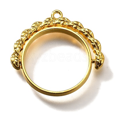 Alloy Open Back Bezel Pendants PALLOY-I223-17G-1