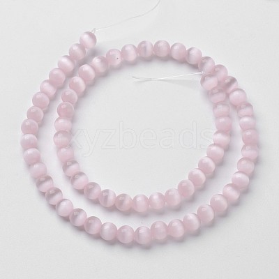 Cat Eye Beads Strands X-CER56-1