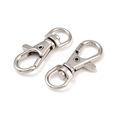 Alloy Swivel Lobster Claw Clasps X-E547Y-1