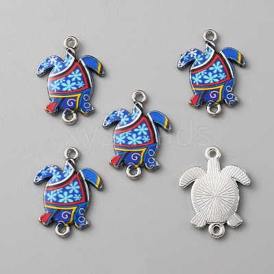 Zinc Alloy Enamel Connector Charms LS-FIND-WH0136-19E-1