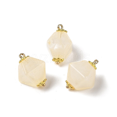 Two Tone Acrylic Pendants MACR-C033-07G-1