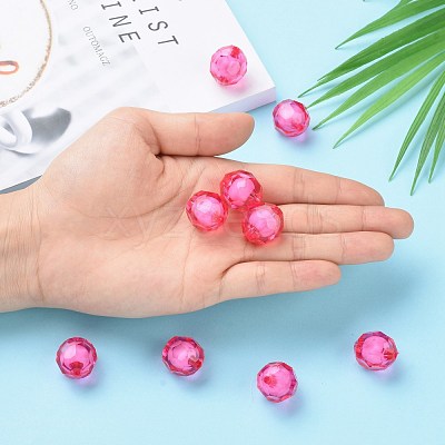 Transparent Acrylic Beads TACR-S113-20mm-18-1