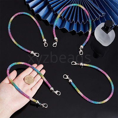 4Pcs Alloy Rhinestone Mobile Straps AJEW-PH0007-74B-1