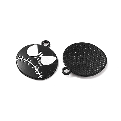Halloween Theme Rack Plating Alloy Pendants FIND-M020-01A-EB-1