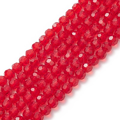 Transparent Glass Bead Strands GLAA-G013-8mm-99-1