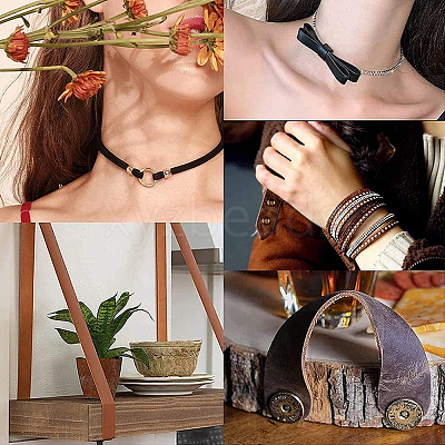 Flat Cowhide Leather Cord WL-GF0001-10D-02-1