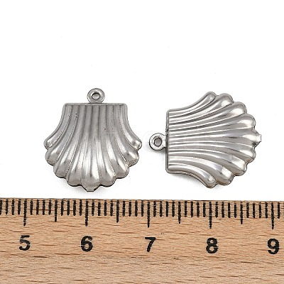 304 Stainless Steel Pendants STAS-L297-15B-P-1
