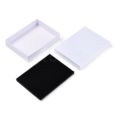 Rhombus Textured Cardboard Jewelry Boxes CBOX-T006-01F-1