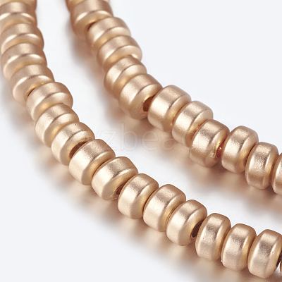 Non-magnetic Synthetic Hematite Beads Strands G-P338-26B-2x3mm-MKCG-1