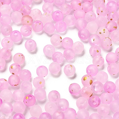 Frosted Transparent Acrylic Beads X1-OACR-F013-12K-1