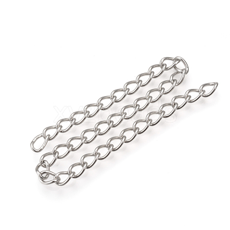 304 Stainless Steel Curb Chains CHS-Q001-22-100m-1
