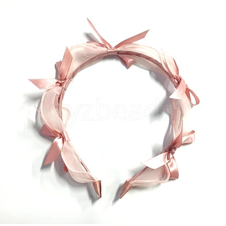 Bowknot Cloth Hair Bands OHAR-PW0001-192C-1