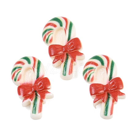 Christmas Opaque Resin Cabochons RESI-XCP0002-66B-1