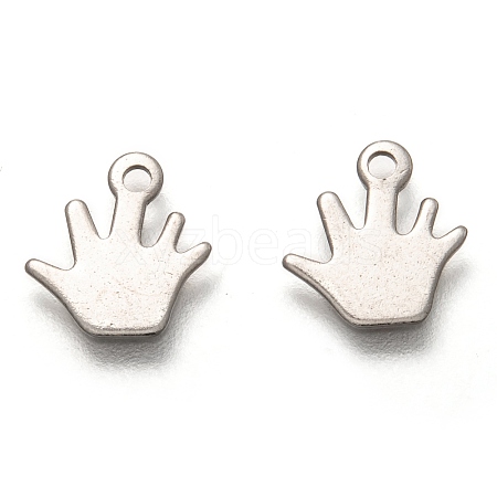 201 Stainless Steel Charms STAS-C017-04P-1