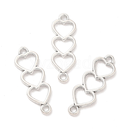 Tibetan Style Alloy Connector Charms PALLOY-R143-14AS-1