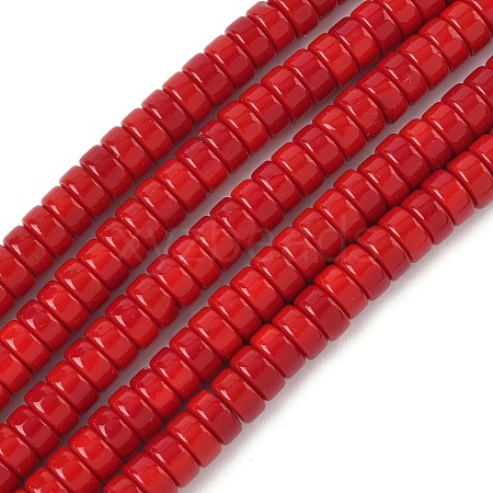 Opaque Glass Beads Strands GLAA-I060-01C-1