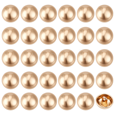 1-Hole Zinc Alloy Buttons FIND-MA0001-18A-G-1
