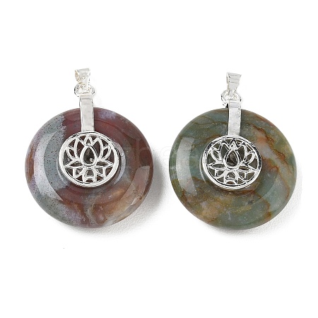 Natural Indian Agate Pendants GG-CBAF4FB-02S-B07-1