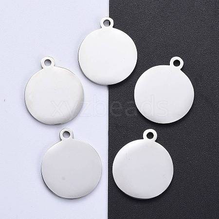 304 Stainless Steel Pendants STAS-TAG0001-31-1