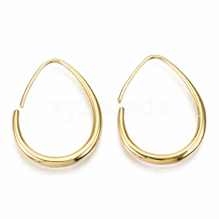 Brass Dangle Earrings KK-T056-110G-NF-1