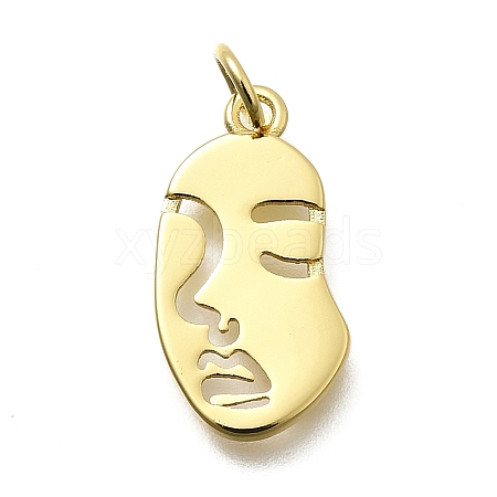 Brass Pendants KK-Z093-09G-1