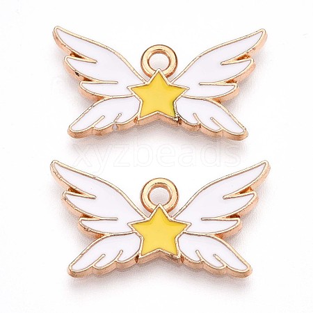 Alloy Enamel Pendants ENAM-N056-438-1