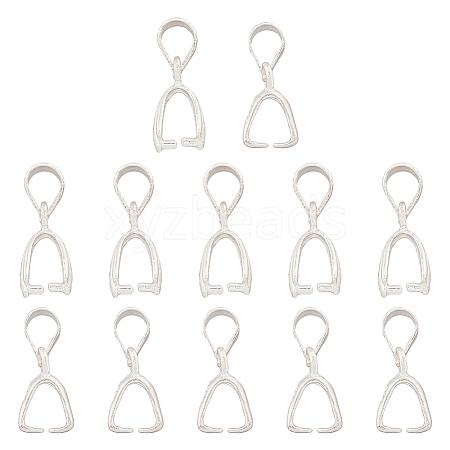 DICOSMETIC 12Pcs 2 Styles 925 Sterling Silver Pendants STER-DC0001-13-1