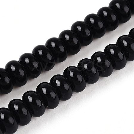 Opaque Spray Painted Glass Beads X-GLAA-ZX008-8mm-18F-1