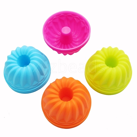 Silicone Fluted Tube Cake Mold BAKE-PW0001-027B-D-1