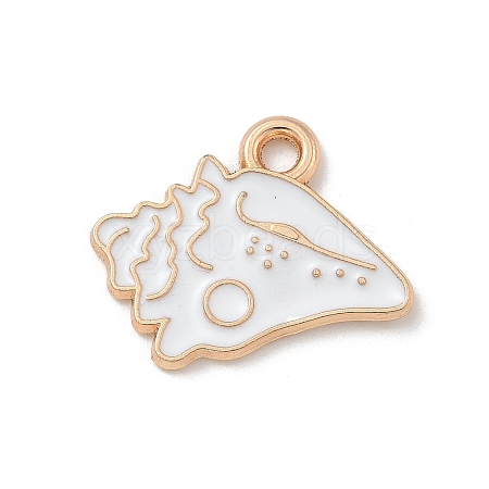 Alloy Enamel Pendants ENAM-A008-38KCG-02-1