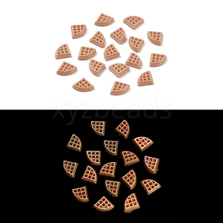 Luminous Resin Imitation Chocolate Decoden Cabochons RESI-K036-28F-03-1