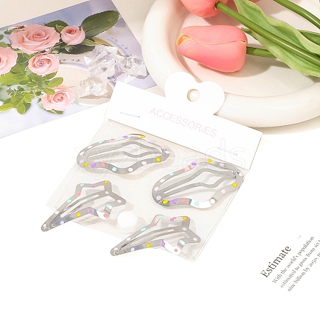 Alloy Snap Hair Clip PW-WG870AA-04-1