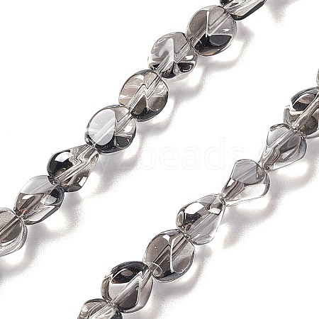 Electroplate Glass Beads Strands EGLA-L038-PL02-1
