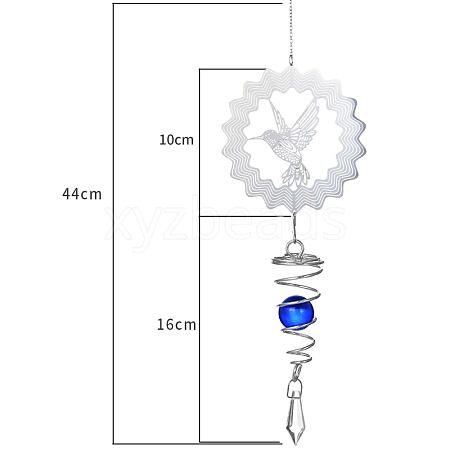 Metal Pendant Decorations PW-WG8BA63-12-1