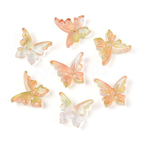 Baking Paint Glass Beads LS-DGLA-T004-04E-1