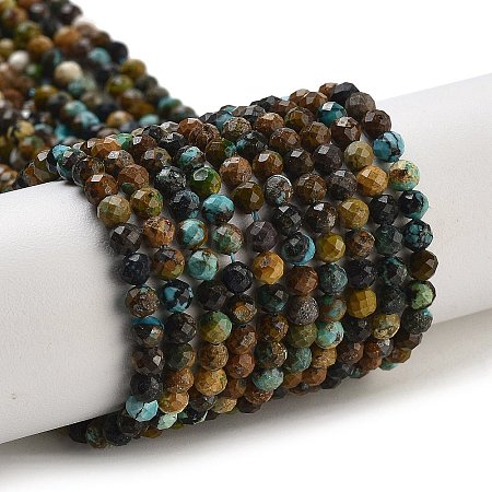 Natural HuBei Turquoise Beads Strands G-G140-A05-01-1